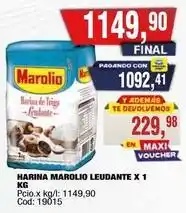 Maxiconsumo Marolio - harina marolio leudante x 1 kg oferta