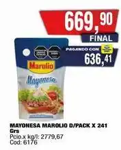Maxiconsumo Marolio - mayonesa oferta