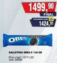 Maxiconsumo Oreo - galletitas x 118 gr oferta