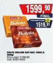 Maxiconsumo Dulcor - dulce dulcor bat-bat. choc.x oferta