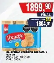 Maxiconsumo Lia - galletitas vocacion acaram. x 435 gr oferta