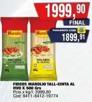 Maxiconsumo Marolio - fideos tallarin oferta