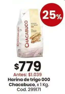 Coto Chacabuco harina de trigo 000 oferta