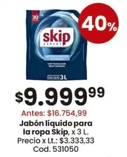 Coto Skip jabón líquido para la ropa oferta