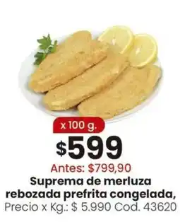 Coto Suprema de merluza rebozada prefrita congelada oferta