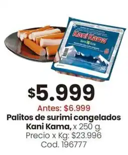 Coto Kani Kama palitos de surimi congelados oferta