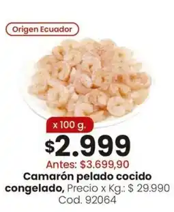 Coto Camarón pelado cocido congelado oferta