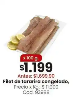 Coto Filet de tararira congelado oferta