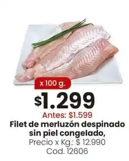 Coto Filet de merluzón despinado sin piel congelado oferta