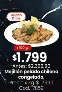 Coto Mejillón pelado chileno congelado oferta