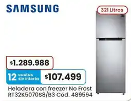 Coto Samsung heladera con freezer No Frost oferta