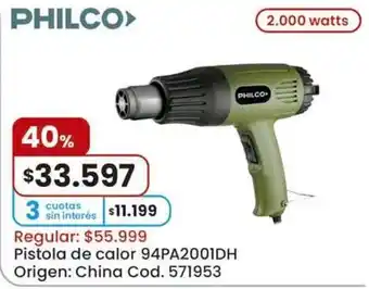 Philco pistola de calor