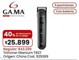 Coto Gama trimmer titanium t827 oferta