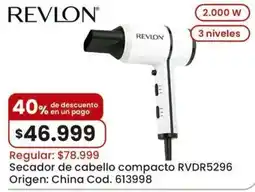 Coto Revlon secador de cabello compacto oferta