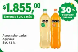 Supermercados Damesco Aquarius aguas saborizadas oferta