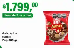 Supermercados Damesco Lia galletas surtido oferta