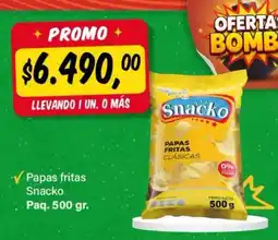 Supermercados Damesco Snacko papas fritas clásicas oferta
