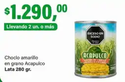 Supermercados Damesco Acapulco choclo amarillo en grano oferta