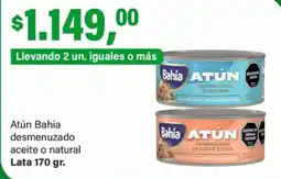 Supermercados Damesco Bahía atún desmenuzado aceite o natural oferta