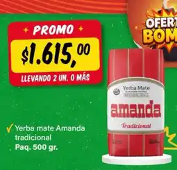 Supermercados Damesco Amanda yerba mate tradicional oferta