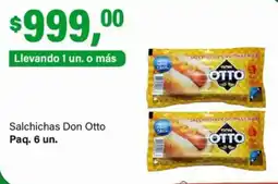 Supermercados Damesco Don otto salchichas cocidas sin piel oferta