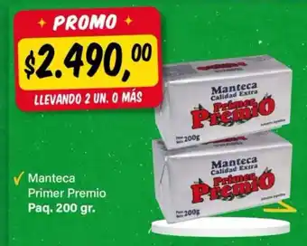Supermercados Damesco Manteca Primer Premio oferta