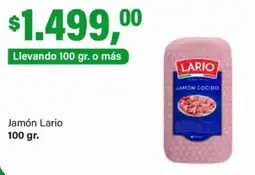 Supermercados Damesco Lario jamón cocido oferta