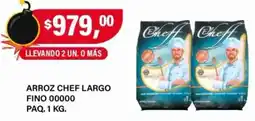 Supermercados Damesco Chef arroz largo fino 00000 oferta