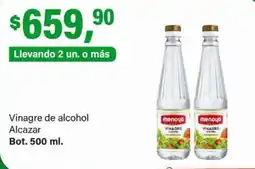 Supermercados Damesco Menoyo vinagre de alcohol oferta