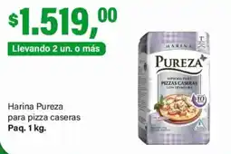 Supermercados Damesco Pureza harina para pizza caseras oferta