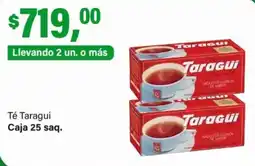 Supermercados Damesco Taragui té oferta
