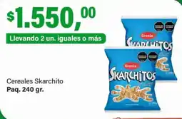 Supermercados Damesco Granix cereales skarchito oferta