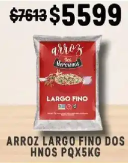 Makro Dos Hermanos arroz largo fino oferta