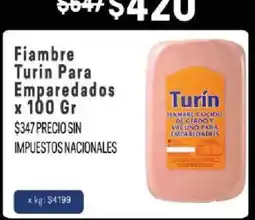 Makro Turín fiambre para emparedados oferta