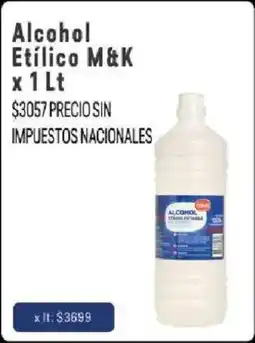Makro M&K alcohol etílico oferta