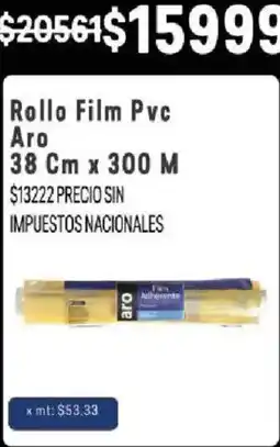 Makro Aro rollo film pvc oferta