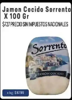 Makro Sorrento jamon cocido oferta