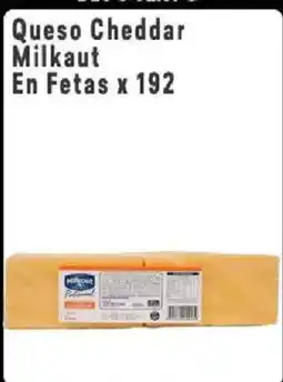 Makro Milkaut queso cheddar en fetas oferta