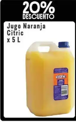 Makro Citric jugo naranja oferta