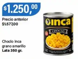 Supermercados Damesco Inca choclo grano amarillo oferta