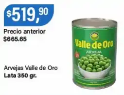 Supermercados Damesco Valle de Oro arvejas oferta