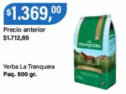 Supermercados Damesco La tranquera yerba oferta