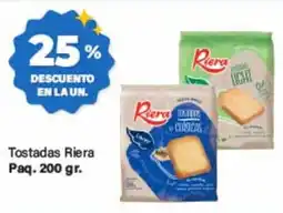 Supermercados Damesco Riera tostadas oferta