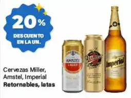 Supermercados Damesco Miller cervezas Amstel Imperial oferta
