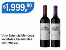 Supermercados Damesco Estancia mendoza vino varietales bivarietales oferta
