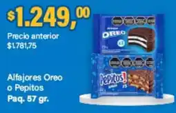 Supermercados Damesco Alfajores Oreo o Pepitos oferta