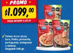 Supermercados Damesco Arcor salsas pizza oferta