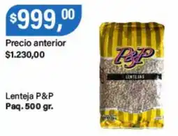 Supermercados Damesco P&P lenteja oferta