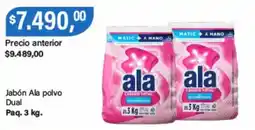 Supermercados Damesco Ala jabón polvo dual oferta