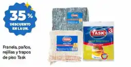 Supermercados Damesco Task franela paños rejillas y trapos de piso oferta